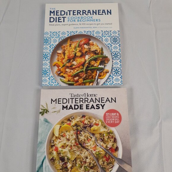Blundle of 2 Mediterranean Cuisine Cookbooks - Picture 1 of 6
